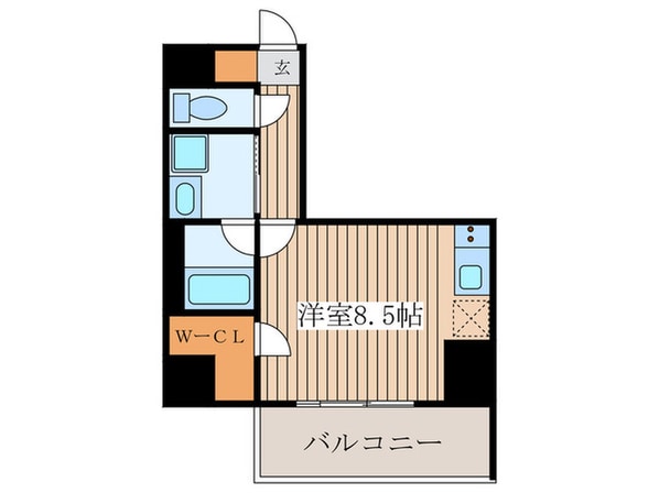 AVANTI　aratamabashiの物件間取画像